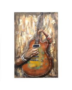 Wall Art guitar 80x4x120 cm - pcs     