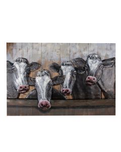 Wall Art cows 120x7x80 cm - pcs