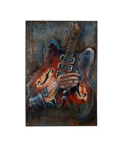 Wall Art guitar 60x4x90 cm - pcs     