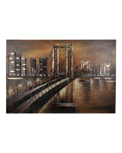 Wall Art skyline 120x5x80 cm - pcs