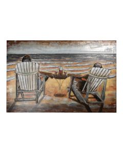 Wall Art beach chairs 120x5x80 cm - pcs