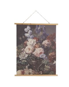Wall chart with flowers 80x2x100 cm - pcs     