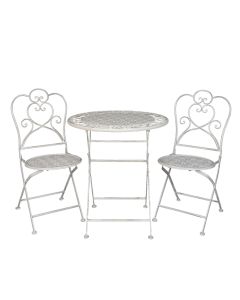 Table + 2x Chairs ? 70x75 / 42x39x93 cm (2) - set (3) 