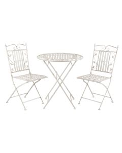 Table + 2 chairs ? 70x77 / 40x52x93 cm (2) - set (3) 