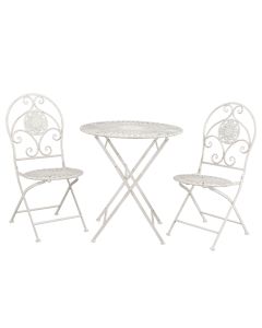 Table + 2x Chairs ? 70x76 / 42x54x93 cm (2) - set (3) 