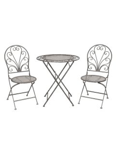 Table + 2x Chairs ? 70x76 / 40x47x94 cm (2) - set (3) 