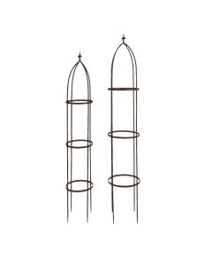 Climbing plant rack (2) 31x31x180 / 26x26x162 cm - set (2)