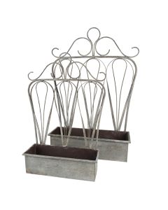 Plant Holder (2) 49x15x70 / 38x12x55 cm - set (2)