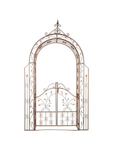 Rose arch with gate 146x30x257 cm - pcs     