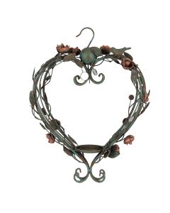 Candlestick hanging heart 43x22x60 cm - pcs