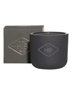 Hib grijs Scented Candle grey mat H11 D12,5