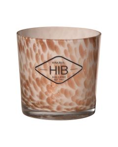 Hib Conical Scented Candle tijger gold H11,5 D12