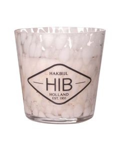 Hib Conical Scented Candle tijger white H11,5 D12