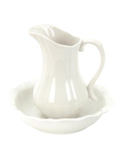Wash bowl with pitcher ? 24x5 cm / 16x13x21 cm - pcs     