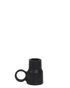 Candle holder 7,5x4,5x6,5 cm OPPILO matt black