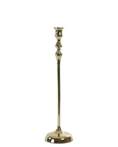 Candle stick Ø13x51 cm MUTALE shiny gold