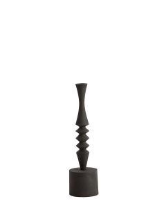 Candle stick Ø10x35 cm MISTRY matt black