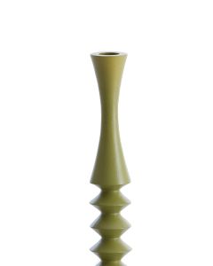 Candle stick Ø10x35 cm MISTRY olive green