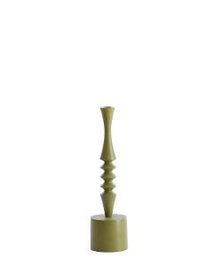 Candle stick Ø10x35 cm MISTRY olive green