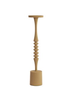 Candle holder Ø11x51 cm MISTRY matt beige