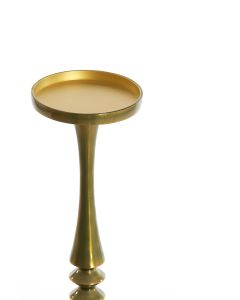 Candle holder Ø11x51 cm MISTRY shiny green gold