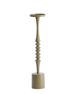 A - Candle holder Ø11x51 cm MISTRY shiny taupe