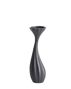 Candle holder 11x11x36 cm NYOKO matt black