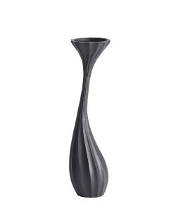 Candle holder 11x11x44 cm NYOKO matt black