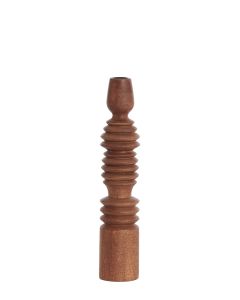 Candle holder Ø7,5x36 cm AFIFE wood russet