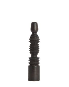 Candle holder Ø7,5x36 cm AFIFE wood dark brown