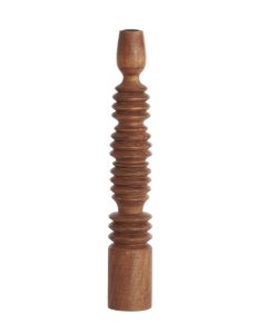 Candle holder Ø7,5x45,5 cm AFIFE wood russet