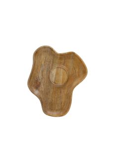 Candle holder 38,5x31x4 cm COJA wood natural