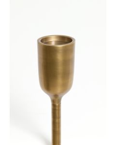 Candle holder Ø13x104 cm VELEZ antique bronze