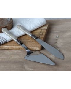 Linas Cake server & cake knife set of 2