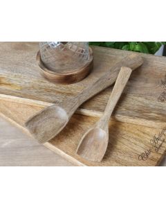 Wooden Spoon w. square head mango wood
