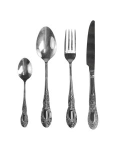 Cutlery w. decor set of 4