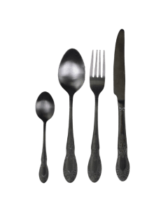 Cutlery w. decor set of 4