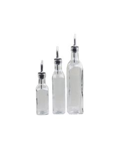 Oil Bottles w. dispenser set of 3