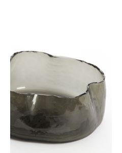 Bowl Ø20x8 cm MURADA glass grey