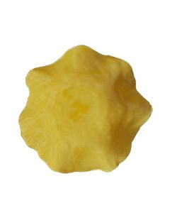 Dish 21,5x18,5x6,5 cm BANDA ceramics yellow