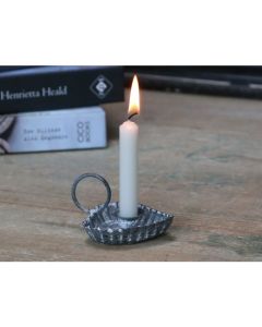 Chamberstick heart for taper candles