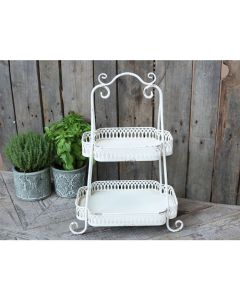 Etagere w. decor edge