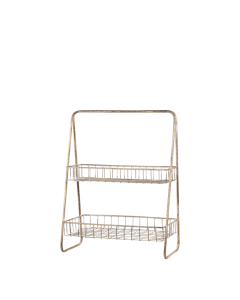 Etagere w. 2 fil de fer baskets