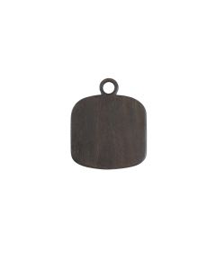 Chopping board 23x28x1,5 cm AVEIRO wood matt dark brown