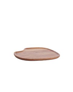 Chopping board 31,5x31,5x1,5 cm TOJERO acacia wood drk brown