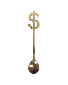 Spoon dollar sign 3x15 cm - pcs     