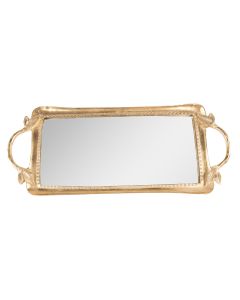 Decorative tray with mirror 51x22x3 cm - pcs