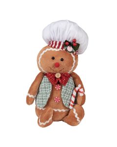 Decoration gingerbread man 19x14x35 cm - pcs