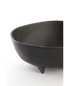 Dish on base 27x26,5x11,5 cm ROSANA matt black