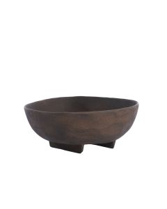 Dish on base 27x26,5x11,5 cm ROSANA dark brown